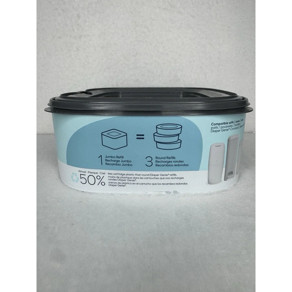 Diaper Genie Jumbo Refill Cartridge Unscented 810 Diapers Compact Select Classic